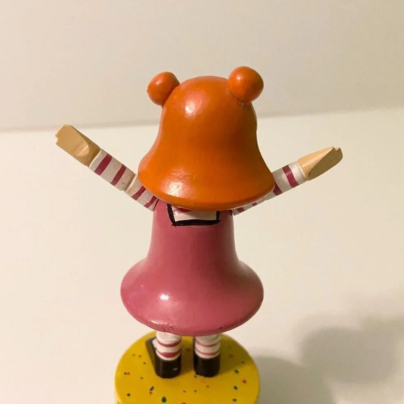 Vintage 1997 Marc Brown Arthur Sister DW Push Puppet Wooden Figure - Picture 8 of 9